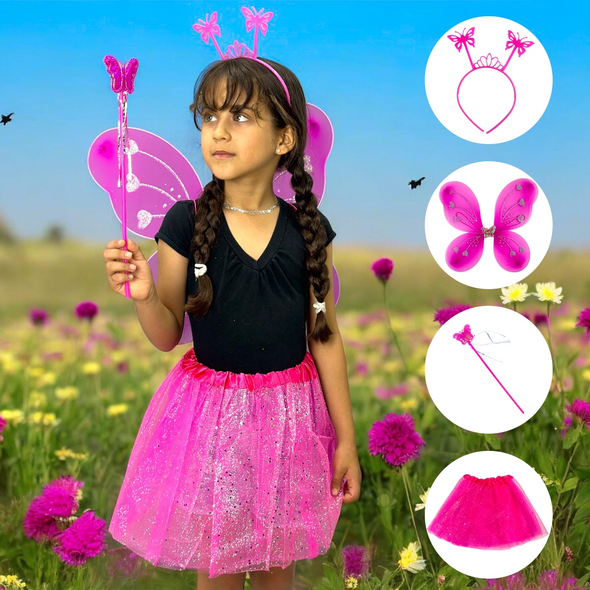 Disfraz Mariposa Alas Tutu OF-685